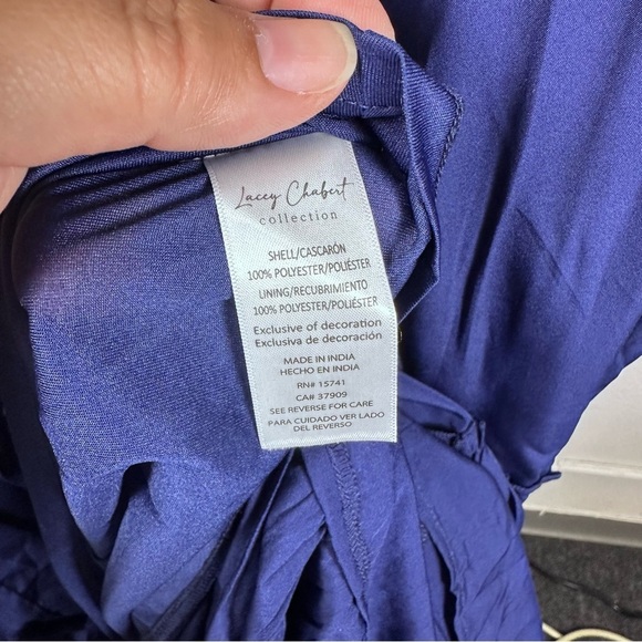 Lacey Chabert Women’s Elegant Blue Sleeveless Dress Size 3X - Picture 4 of 5